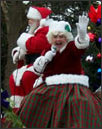 Santa Claus and Mrs. Claus have been featured each year that the annual Rochester Christmas Parade in Rochester, Michigan since 2004 Santa Claus and Mrs. Claus