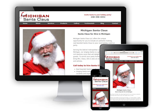 Michigan Santa Claus LLC new website